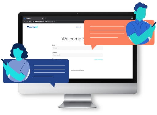 two people connect remotely and work as a team