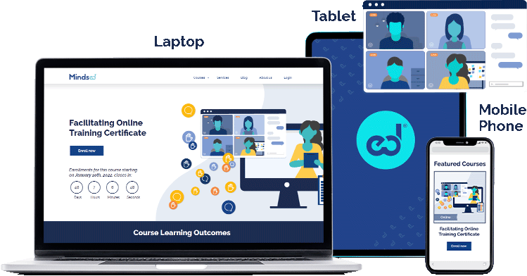 Different devices to use and view virtual classes